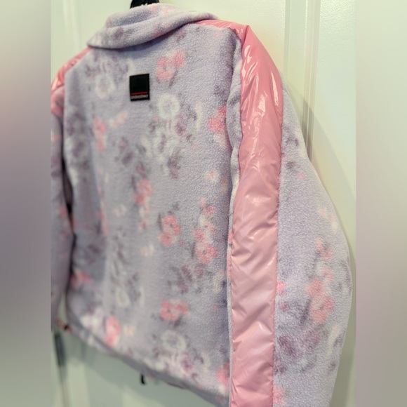 Bogner X LoveShackFancy Ninetta 2 Midlayer Floral Pink and Purple Jacket - Picture 7 of 7